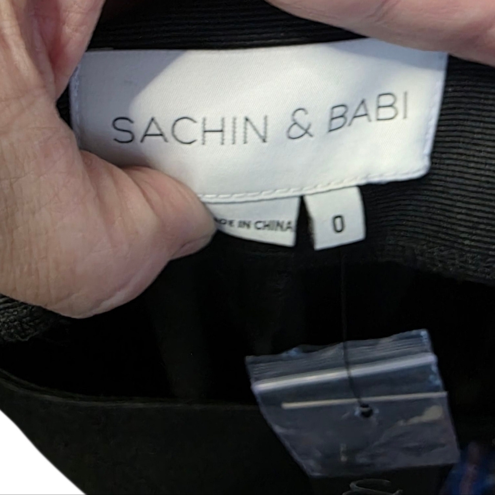 Sachin & Babi Classic Black Wide-Leg Pants Size 0 - Picture 2 of 8